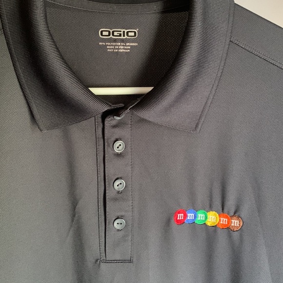 M&M’s Ogio Men’s Polo Shirt Grey XL - Picture 3 of 8